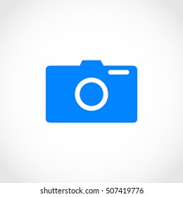 photo camera vector icon, flat design best vector icon