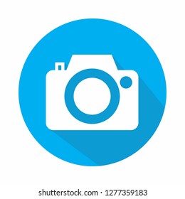  Photo camera vector icon illustration