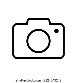 Photo camera vector icon illustration , isolated on white background