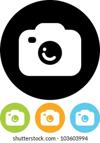 Photo camera - Vector icon isolated