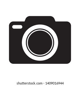 Photo camera vector icon isolated