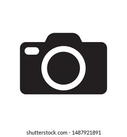 Photo camera vector icon isolated