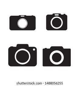 Photo camera vector icon isolated