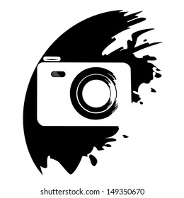 Photo camera - Vector icon isolated