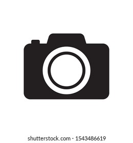 Photo camera vector icon isolated