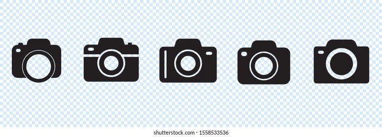 Photo camera vector icon isolated