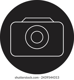 Photo camera vector icon isolated