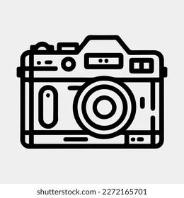 photo camera vector icon modern digital
