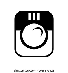 Photo camera vector icon on white. Camera symbol for your web site design, logo, app, UI. Vector illustration