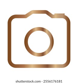 Photo camera vector icon on a white background