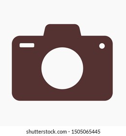Photo Camera vector icon. Photography sign. Digital camera illustration EPS10