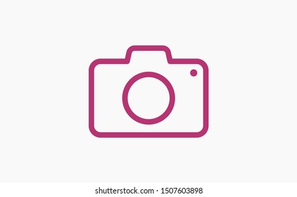 Photo Camera vector icon. Photography sign. Digital camera illustration EPS10
