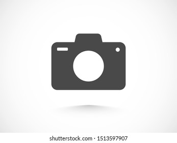 Photo Camera vector icon. Photography sign. Digital camera illustration EPS10