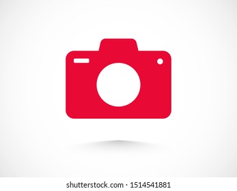 Photo Camera vector icon. Photography sign. Digital camera illustration EPS10