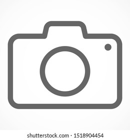 Photo Camera vector icon. Photography sign. Digital camera illustration EPS10