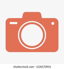 Photo Camera vector icon. Photography sign. Digital camera illustration EPS10