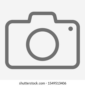 Photo Camera vector icon. Photography sign. Digital camera illustration EPS10