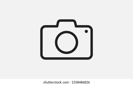 Photo Camera vector icon. Photography sign. Digital camera illustration EPS10