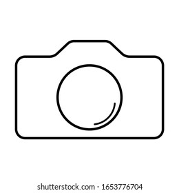 icono del vector de cámara fotográfica, icono del vector de fotografía