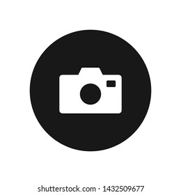 Photo camera vector icon, simple sign for web site and mobile app.