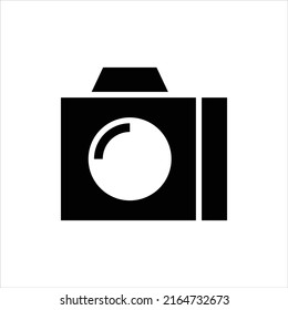 Photo camera vector icon symbol design