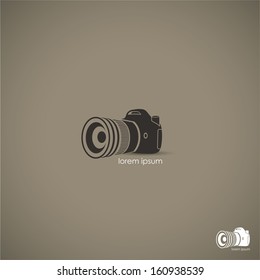 Photo camera - vector illustration