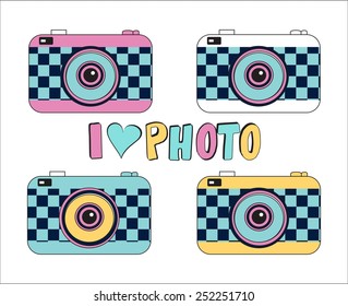  photo camera -vector illustration