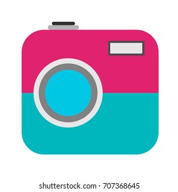 Photo camera vector illustration