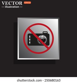 photo camera, vector illustration, EPS 10