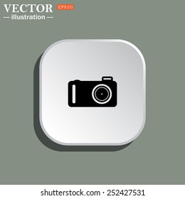 photo camera, vector illustration, EPS 10