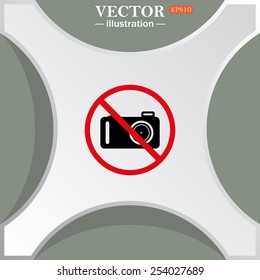 photo camera, vector illustration, EPS 10