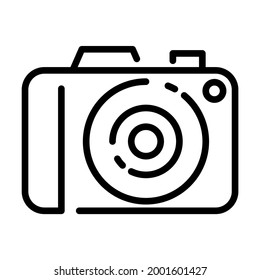 Photo Camera vector line Icon-  Modern style high quality vector illustration.