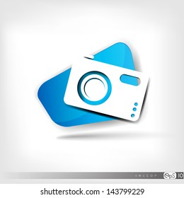Photo camera web icon