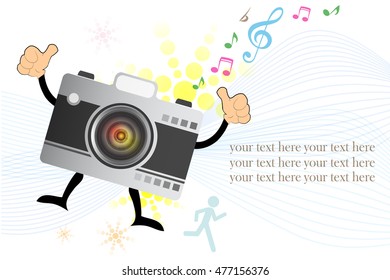 Photo camera web icon,flat design