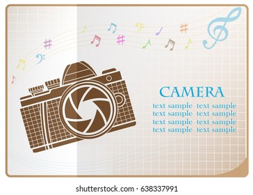 Photo camera web icon,flat design