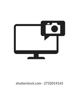 Photo capture and gallery tool on monitor display