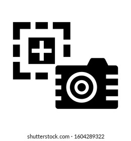 Photo Capture icon isolated sign symbol vector illustration - high quality black style vector icons
