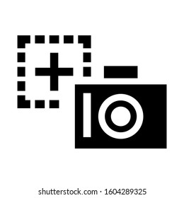 Photo Capture icon isolated sign symbol vector illustration - high quality black style vector icons
