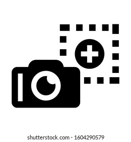 Photo Capture icon isolated sign symbol vector illustration - high quality black style vector icons
