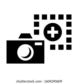 Photo Capture icon isolated sign symbol vector illustration - high quality black style vector icons
