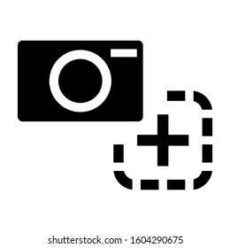 Photo Capture icon isolated sign symbol vector illustration - high quality black style vector icons
