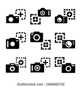 Photo Capture icon isolated sign symbol vector illustration - Collection of high quality black style vector icons
