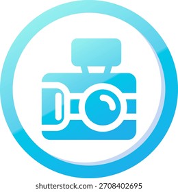 Captura de fotos Línea Vector Icon Design