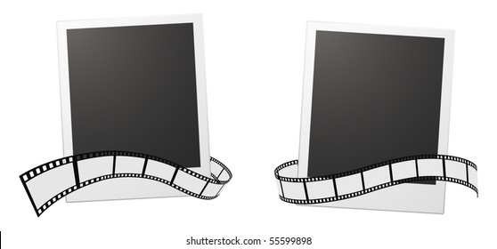 photo cards and film strip