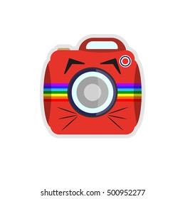 Photo cat camera icon