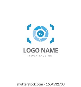 Photo Center Vector Logo Design