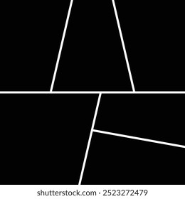 photo collage design layout template