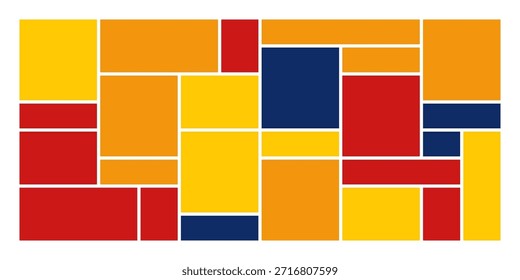 Photo collage design with picture frames organized in a bento grid system for creative layouts modern web interfaces branding visuals and presentation backgrounds