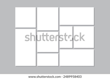 Photo collage template Moodboard grid, collage,collage templates,birthday collage,collage art