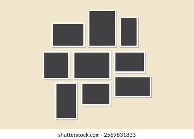 photo collage template vector illustration new collections, collage templates,birthday collage,collage art